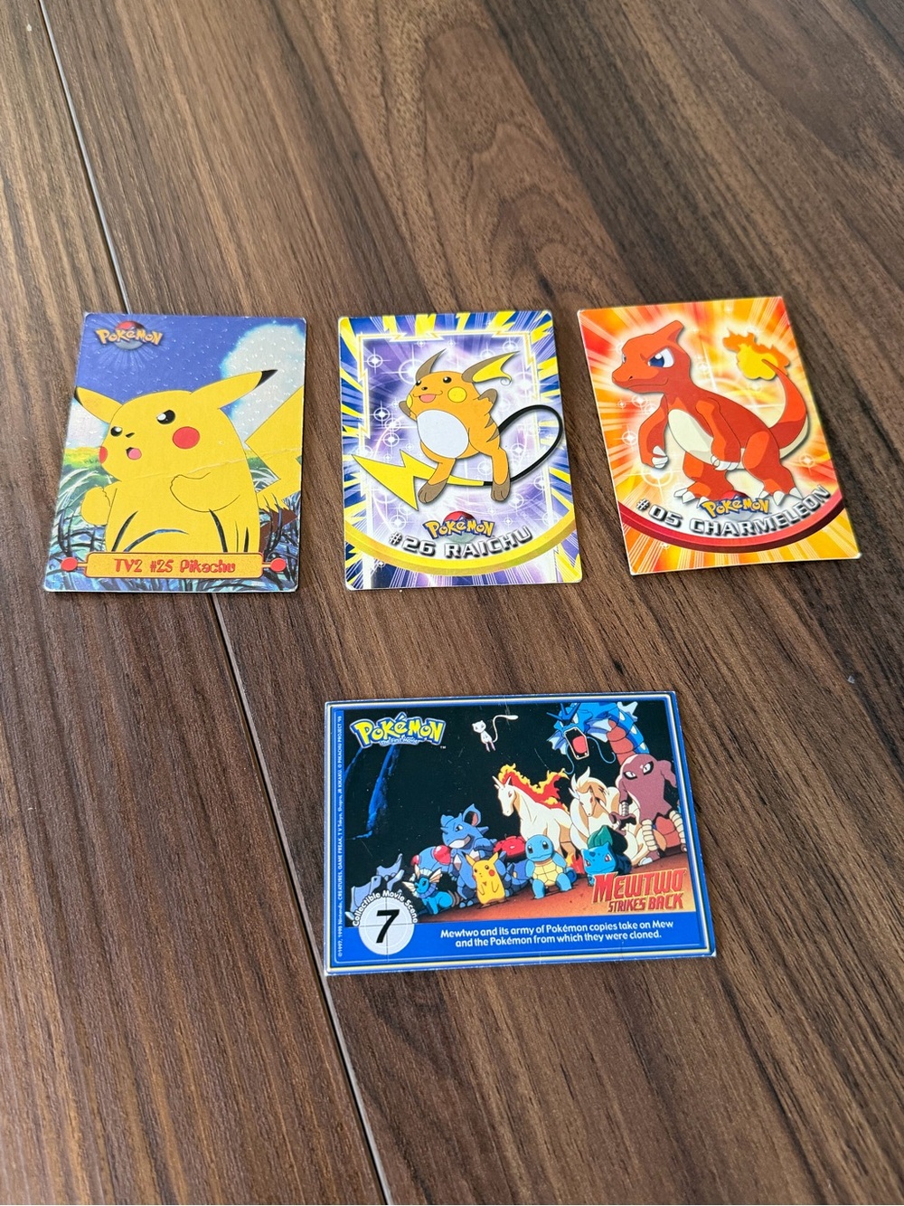 1999 Pokemon Card Bundle - 4 cards included!